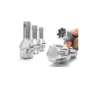 Kit Parafuso Anti Furto Para Rodas 4 Pecas Multi Universal