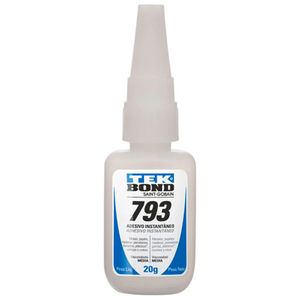 Cola Adesiva Instantanea 793 Tekbond Multiuso Bico Fino