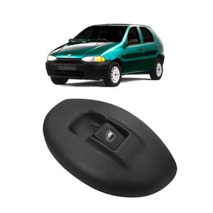 Botao Interruptor Simples Vidro Palio 1996 97 A 2000 Com Led