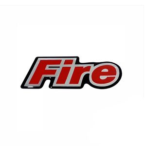 Emblema Fire Resinado