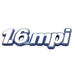 Emblema 1.6 Mpi (fundo Azul Cromado)