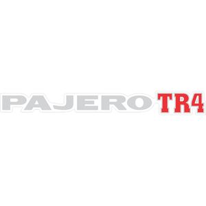 Emblema Pajero Tr4 Prata