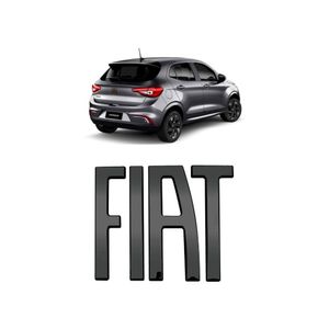 Emblema Fiat Mala Argo 17/20 Preto