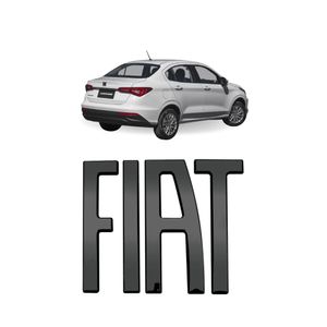 Emblema Fiat Mala Cronos 18/20 Preto