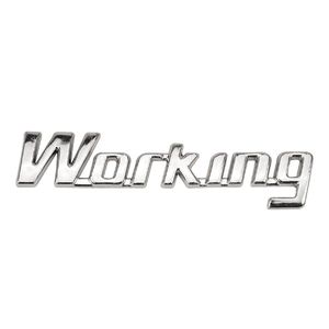 Emblema Working - Strada Cromado