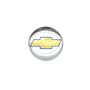 Emblema Adesivo Gm Chaveiro Dourado