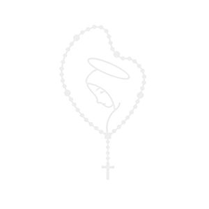 Emblemas Universal Santinha Grande Branco