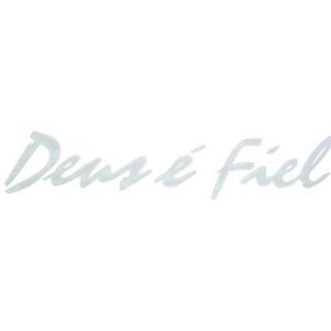 Emblema Deus E Fiel Branco