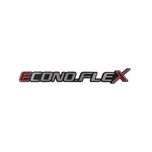 Emblema Econo Flex Vermelho Escovado