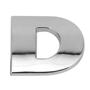 Emblema Letra D Cromado