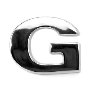 Emblema Letra G Cromado