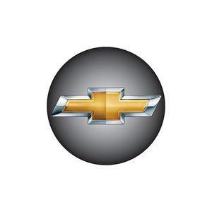 Emblema Botom Calota Gm 51mm Alto Relevo Dourado