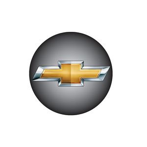 Emblema Botom Calota Gm 55mm Alto Relevo Dourado