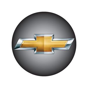 Emblema Botom Calota Gm 58mm Alto Relevo Dourado