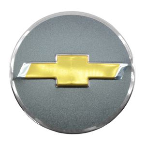 Emblema Etiqueta Gold 69mm Gm Grafite Com Dourado