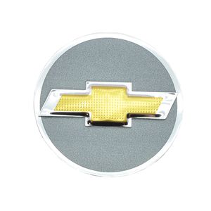 Emblema Botom Calota Gm 55mm Alto Relevo Cinza