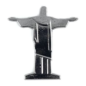 Adesivo Cristo Redentor Cromado