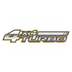 Emblema 4x4 Turbo Intercooler Hilux