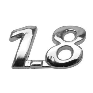 Emblema 1.8 Fiat 2003 Cromado
