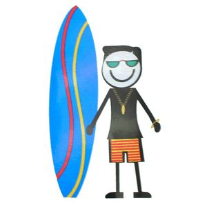 Adesivo Pai Surfista