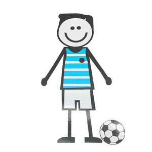 Adesivo Pai Joga Futebol