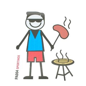 Adesivo Pai Curte Churrasco