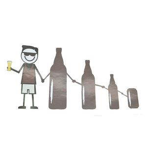 Adesivo Familia Cerveja