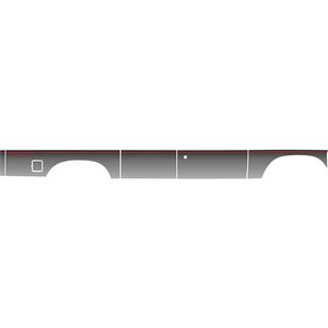Borracha Parabrisa 206/207 99/14 Superior