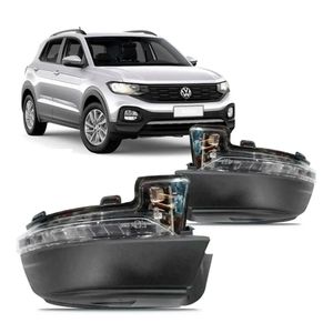 Capa Retrovisor  T-cross 19/22 Inferior Com Pisca Direito
