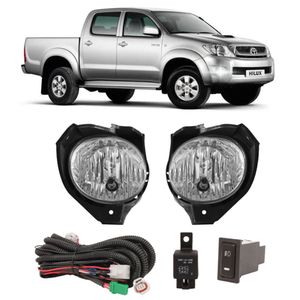 Kit Farol Milha Hilux 2009 2010 2011
