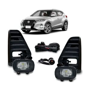 Kit Farol Milha Kicks 2021 2022 2023 Led Botao Toutch