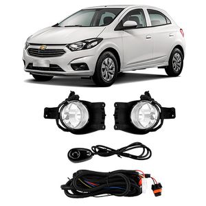 Kit Farol Milha Onix Prisma 2017 2018 2019