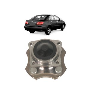 Cubo Roda Corolla 02/ 4 Furos Sem Abs/com Rolamento Traseiro