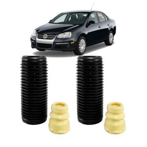 Kit Amortecedor Jetta 06/11 Batente/coifa Dianteiro Par