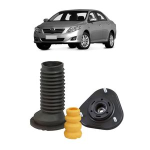 Kit Amortecedor Corolla 09/14 Batente/coifa/coxim Dianteiro
