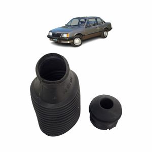 Kit Amortecedor Monza 84/90 Batente/coifa  Dianteiro 1 Lado