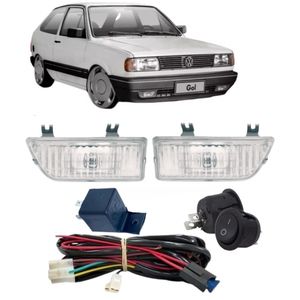 Kit Farol Milha Gol Parati Voyage Saveiro 1987 88 89 A 1994