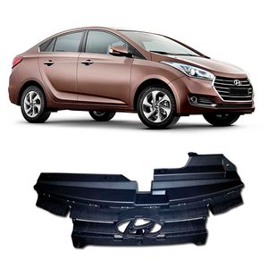 Grade Dianteira Principal Hb20 Sedan 2016 2017 Interna Preta