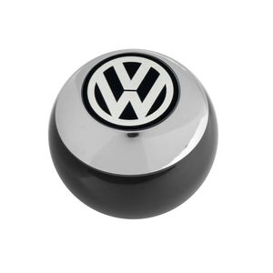 Manopla Top Preta Aro Polido Vw
