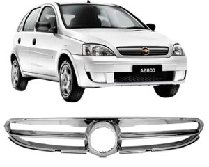 Grade Dianteira Corsa Classic 2002 A 2005 2006 2007 Cromada