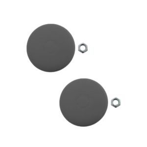 Botao Tapa Furo Manivela Universal Grafite