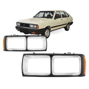 Moldura Farol Passat 1983/1988 Cromado Le