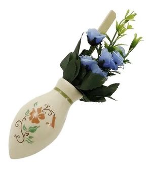Vaso Porcelana Painel Fusca Grande