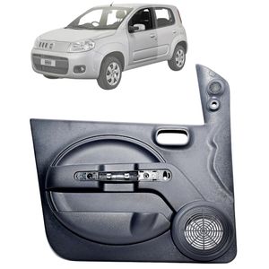 Forro Porta Uno 11/14 Sem Furo Regulagem Retrovisor Cinza Le