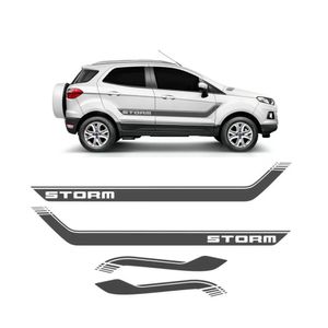 Faixa Lateral Storm Ecosport 18/20 Grafite