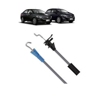 Cabo Fechadura Porta Onix/prisma 12/18 Dianteiro Ld