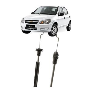 Cabo Fechadura Porta Celta/prisma 07/15 4 Portas Dianteiro Le