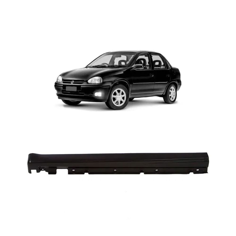 Spoiler Lateral Corsa 98/10 Dianteiro Le - Fuscão Preto