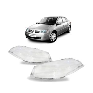 Lente Farol Megane 06/09 Direito
