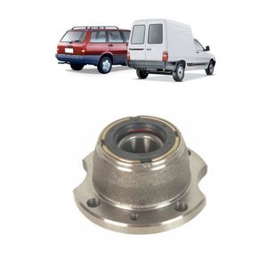 Cubo De Roda Elba Fiorino 89 90 91 92 93 Com Rolamento